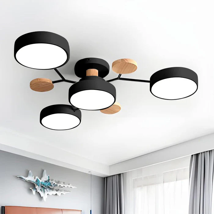 Flush Mount Ceiling Light Modern LED Room Illumination