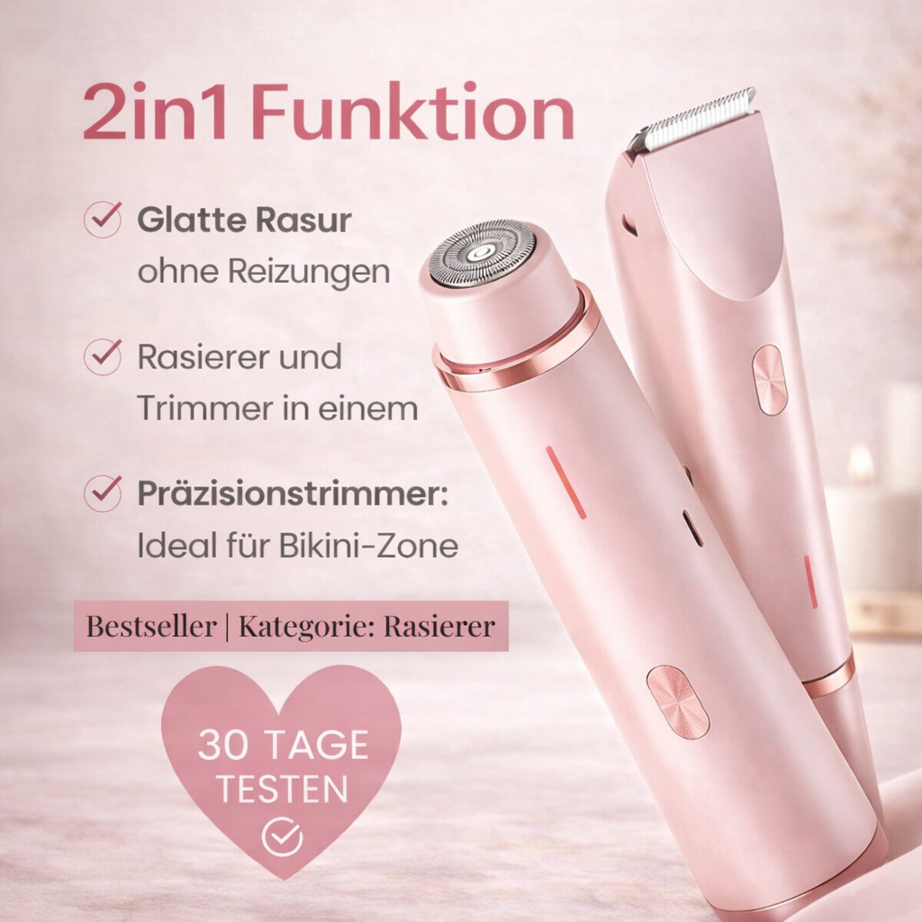 Women's Electric Bikini Trimmer – Cordless, Waterproof Shaver for Sensitive Skin