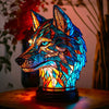 Coloured Glass Animal Lamps – Artistic Table Decoration