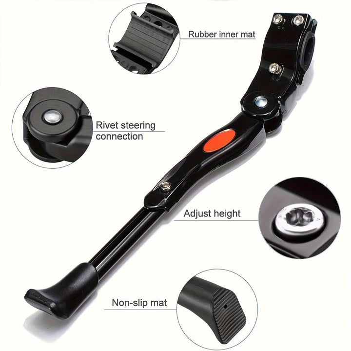 Adjustable Bike Stand – Sturdy Side Kickstand for Stable Parking