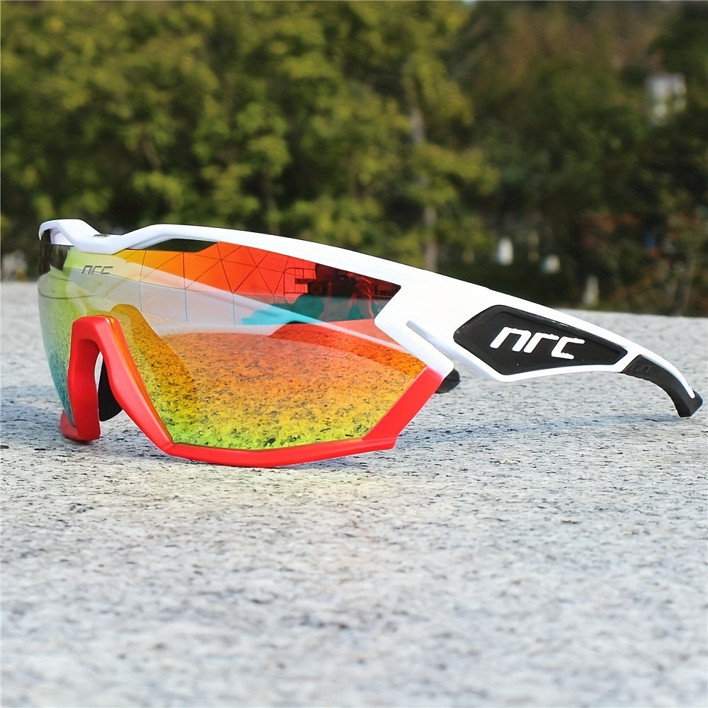 Polycarbonate Cycling Glasses with 3 Lenses – Windproof Glasses for Cycling, Running and Outdoor Activities