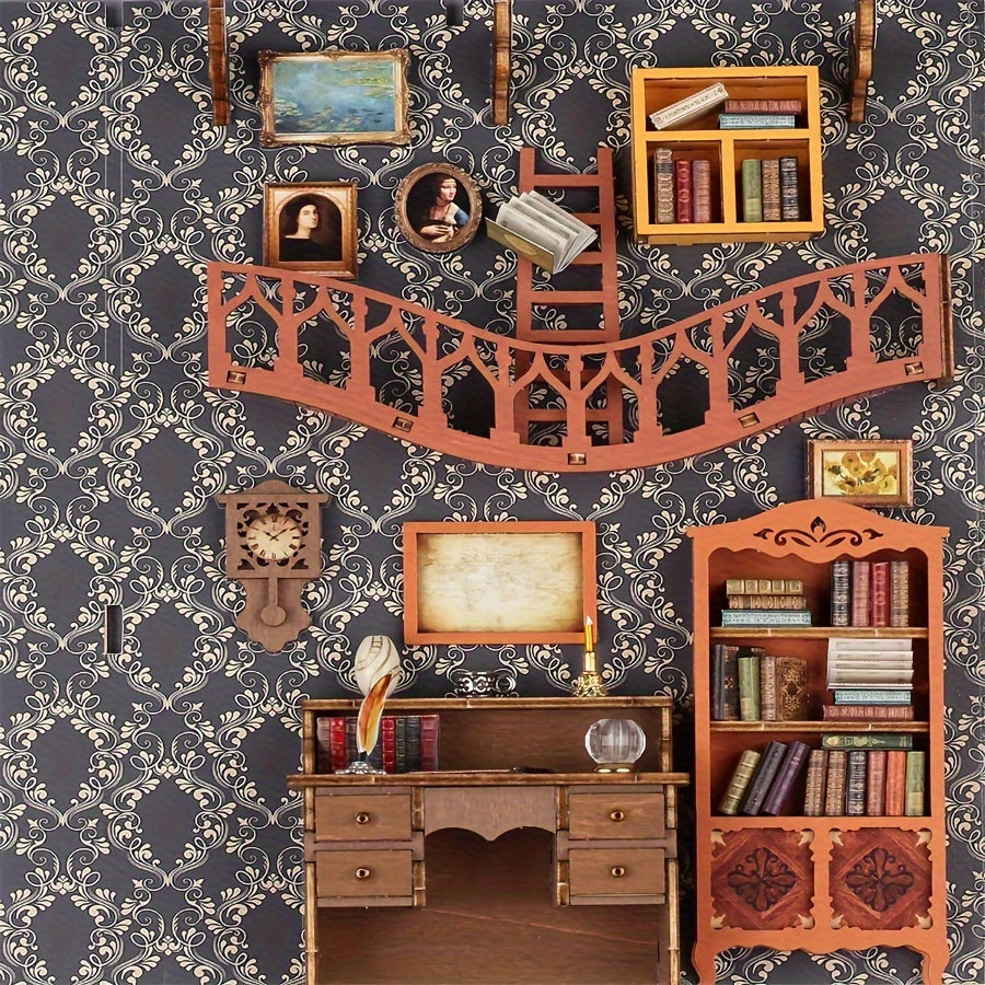Magical Book House – 3D Wooden Puzzle for Creative Builders