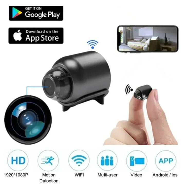 Compact 5G Security Camera with HD Streaming and Night Vision