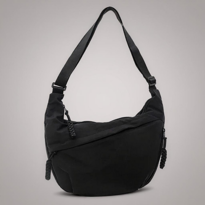 Crescent Shoulder Bag – sustainable nylon with adjustable strap