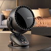 Bladeless Portable Fan with Digital Display – Quiet and Rechargeable for Indoor and Outdoor Use