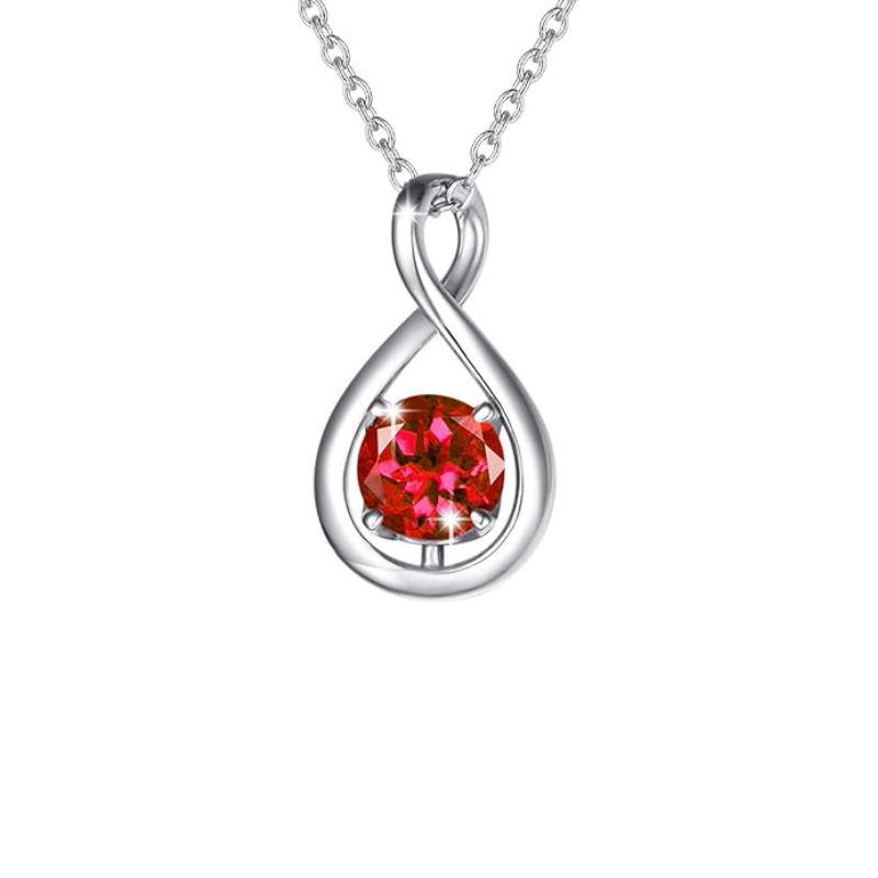 Endless white gold pearl necklace