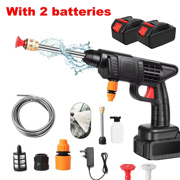 Cordless High-Pressure Cleaner – Powerful Cleaning with Lithium Battery and Practical Functionality