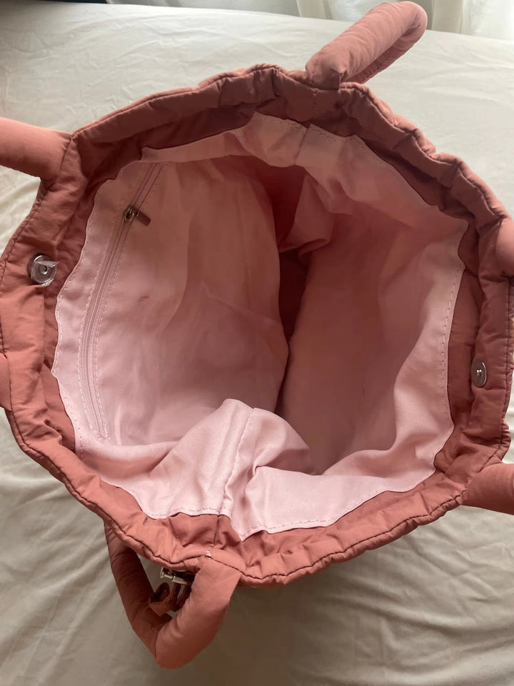 Unique Puffer Shoulder Bag with Fashionable Volume - Riva