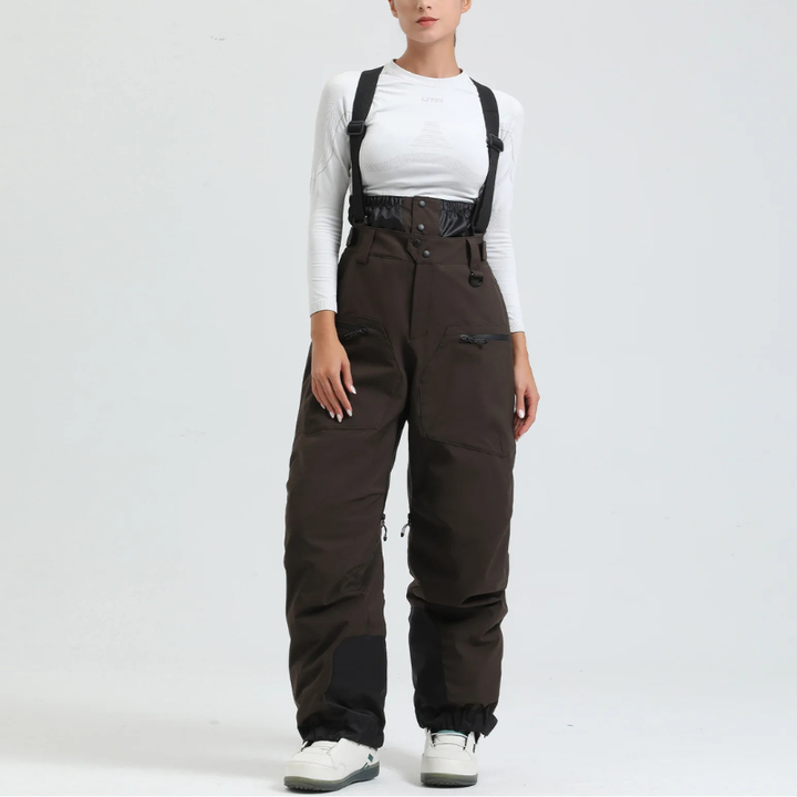 Snow Trousers with Adjustable Braces - Rosemarie
