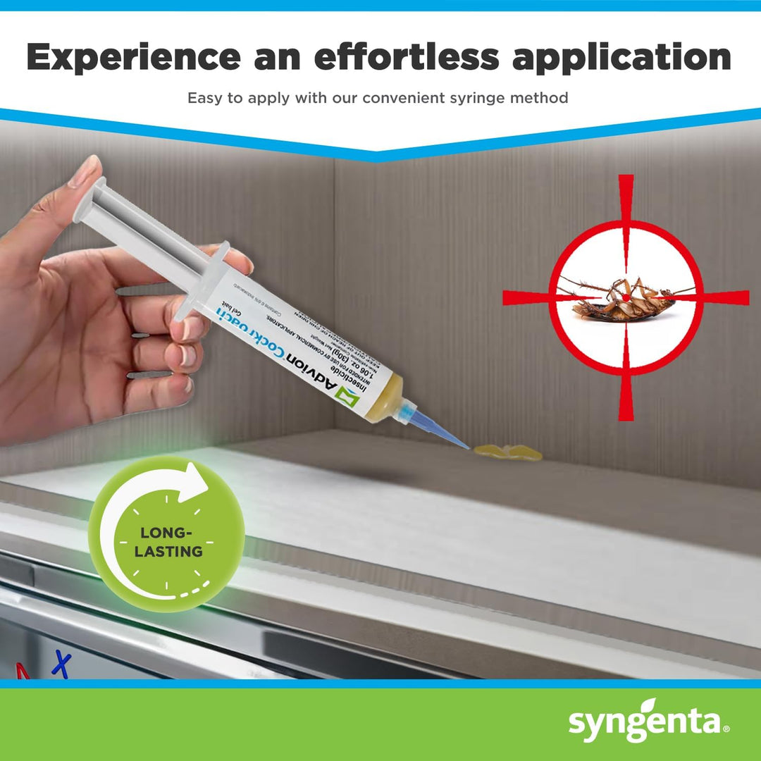 Advion Cockroach Gel Insecticide, Non-Toxic Insecticide, Pest Control