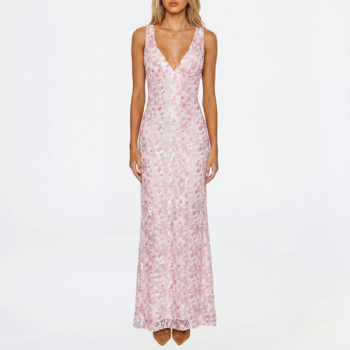 Alivina - Floral Maxi Dress