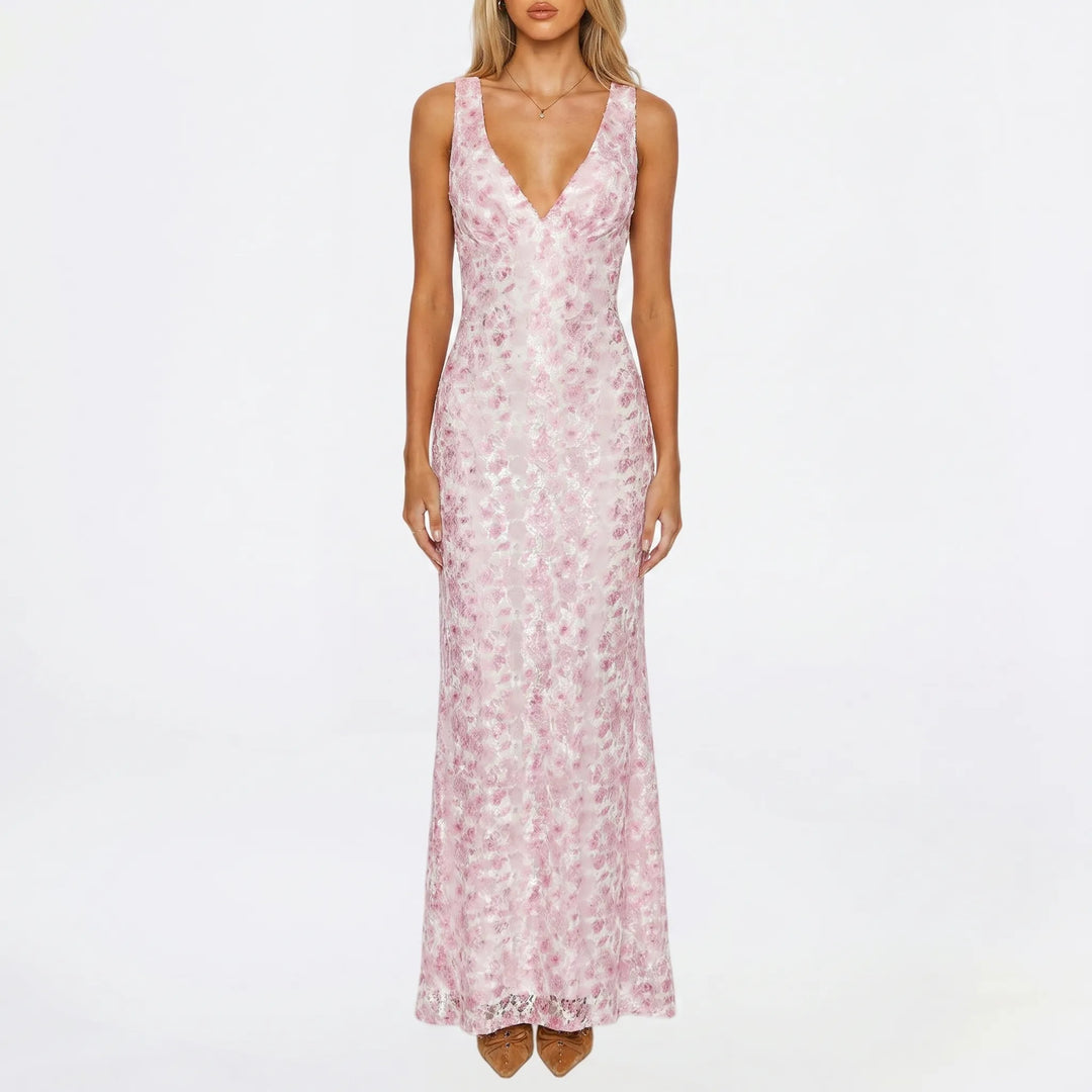 Alivina - Floral Maxi Dress