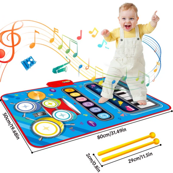 SoundSteps – 2-in-1 Musical Mat with Piano and Drums