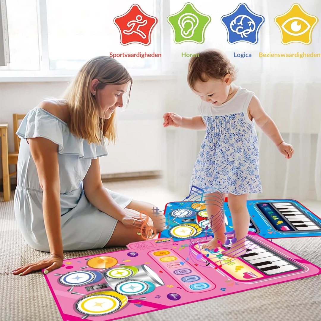 SoundSteps – 2-in-1 Musical Mat with Piano and Drums
