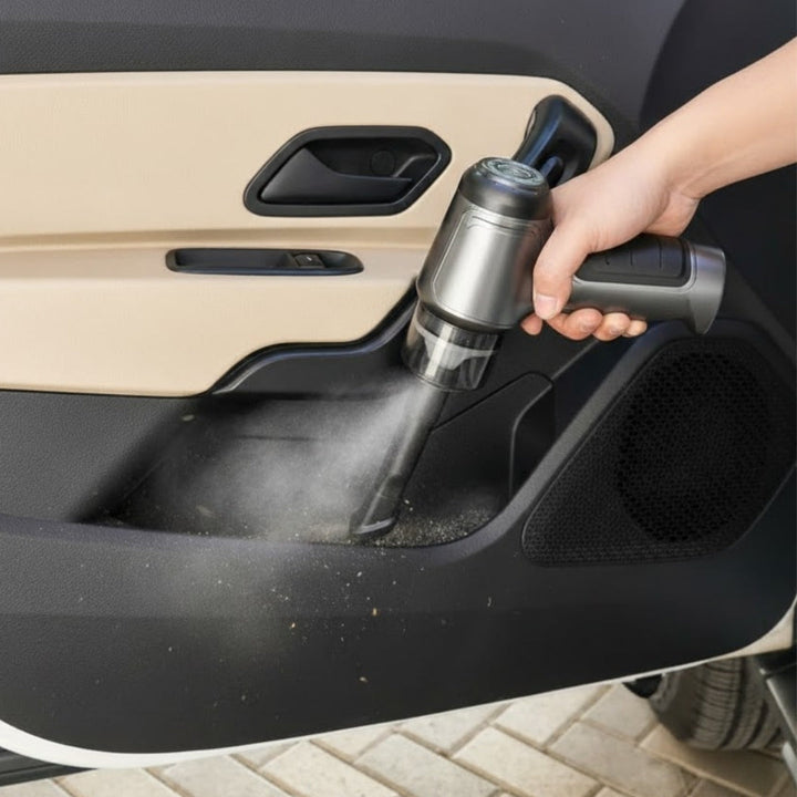 AquaJet | Powerful Cordless Portable Car Vacuum Cleaner with USB-C Charging