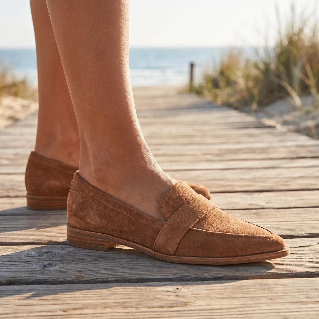 Avelia - Pointed Toe Slip-On Loafers