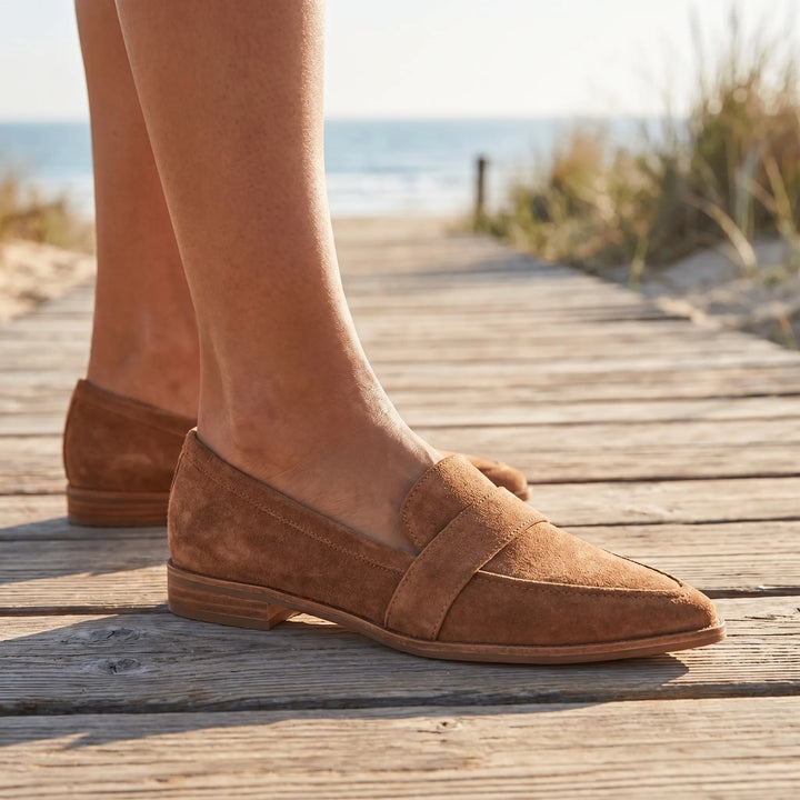 Avelia - Pointed Toe Slip-On Loafers