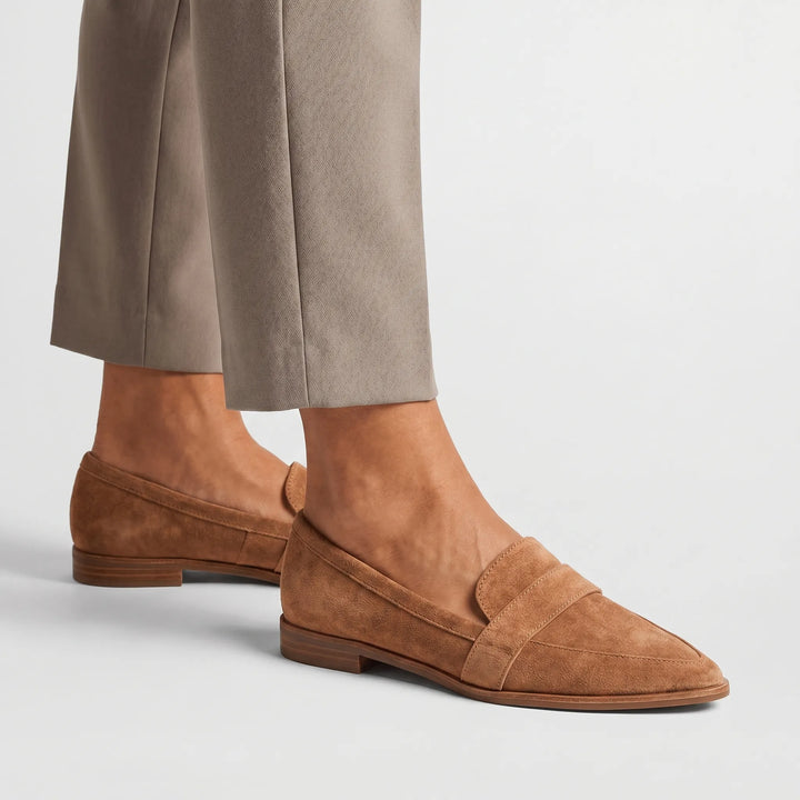Avelia - Pointed Toe Slip-On Loafers