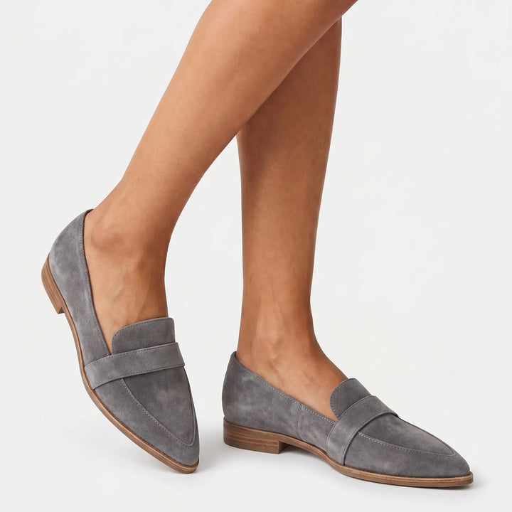 Avelia - Pointed Toe Slip-On Loafers