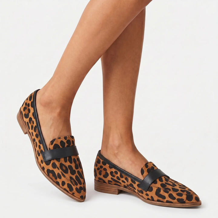 Avelia - Pointed Toe Slip-On Loafers