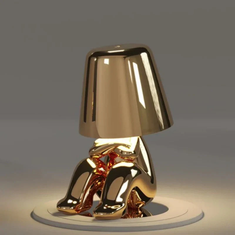 Playful Rechargeable LED Lamp with Touch Dimming