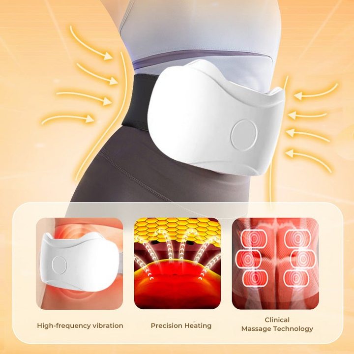 Abdominal Massager | Massage Device with Heat and Vibration | Supports Digestion | CoreVibe