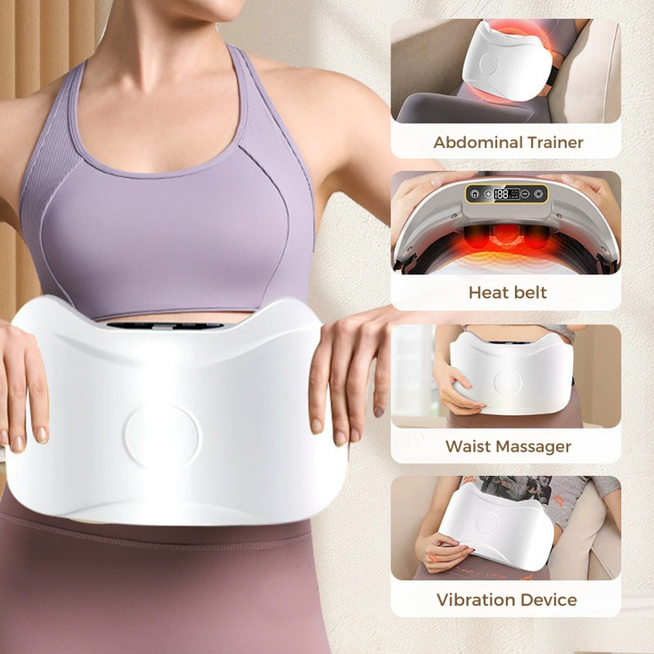 Abdominal Massager | Massage Device with Heat and Vibration | Supports Digestion | CoreVibe