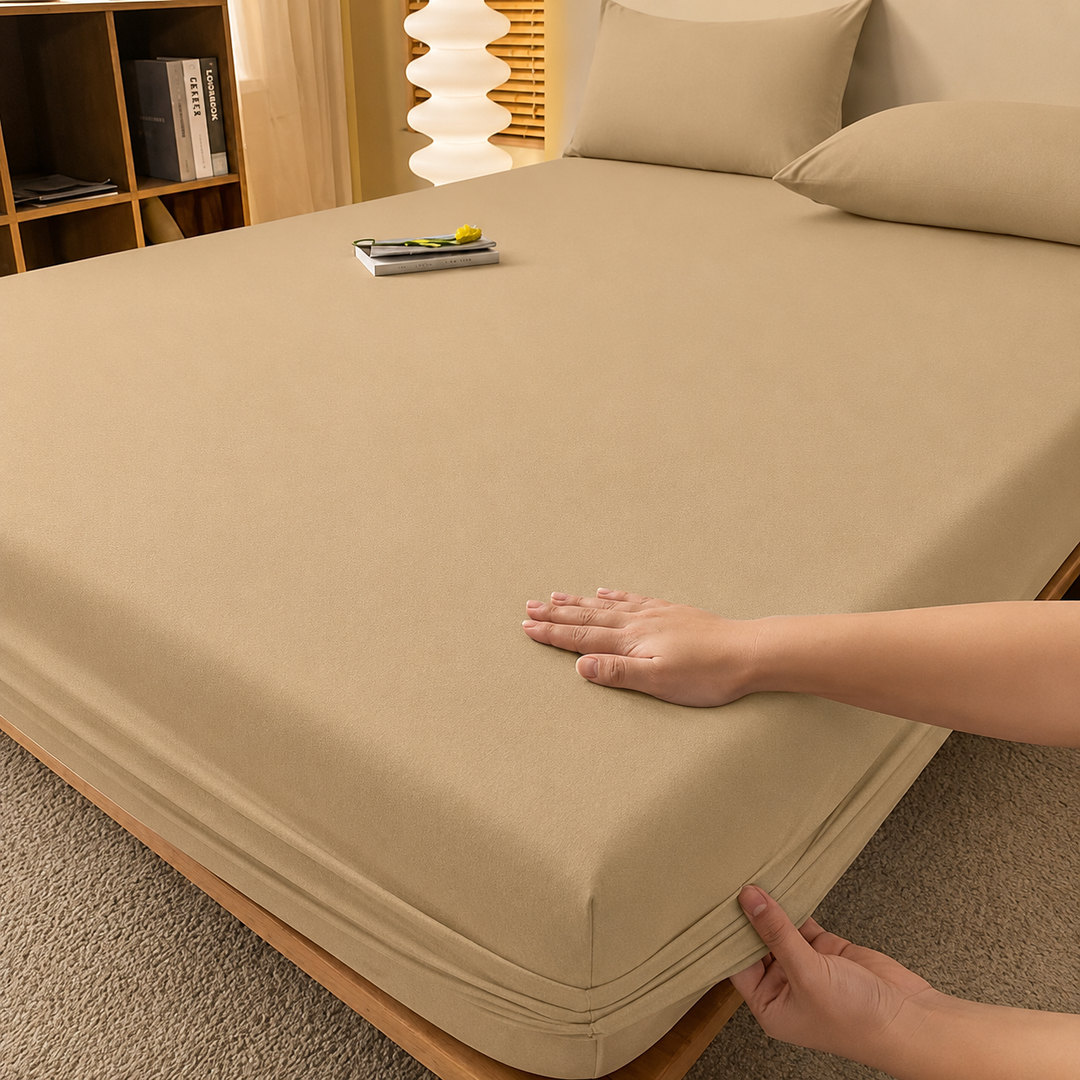 Extra Deep Fitted Bed Sheet – Wrinkle-Resistant All Season Bedding