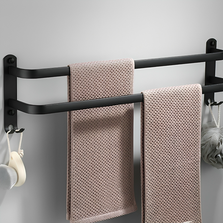 Towel Rail with Hooks - DrySpace