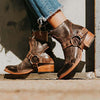 Buckle Detail Ankle Boots - Jodi