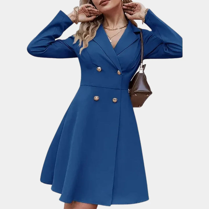 FrostElegance – A-Line Winter Coat for Women