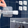 Set of 4 Versatile Storage Hooks for Tidy, Space-Saving Organisation