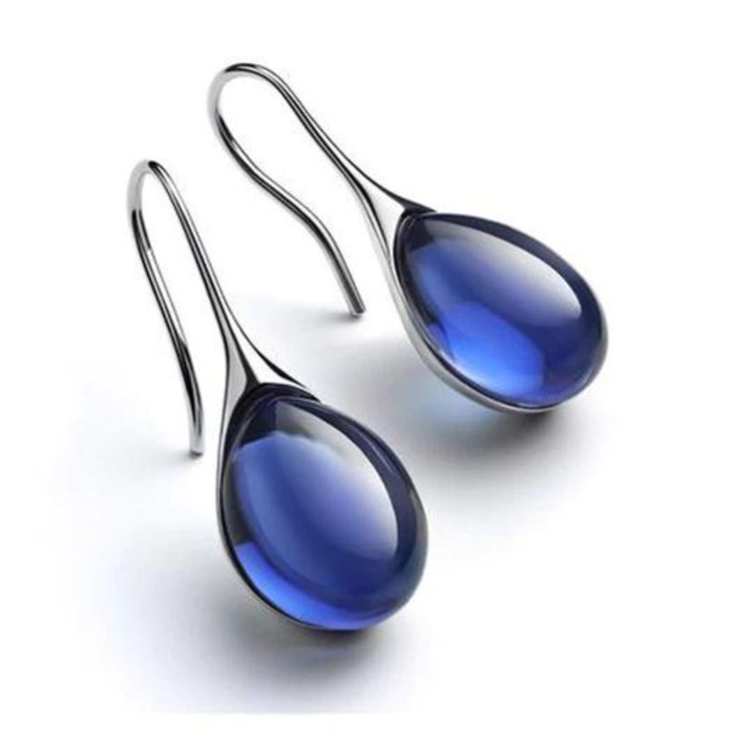 Soft Cubic Zirconia Drop Earrings