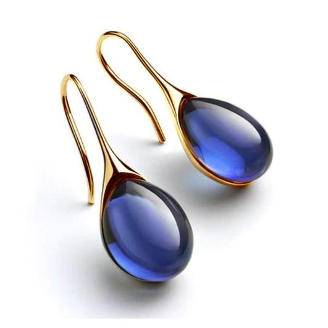 Soft Cubic Zirconia Drop Earrings