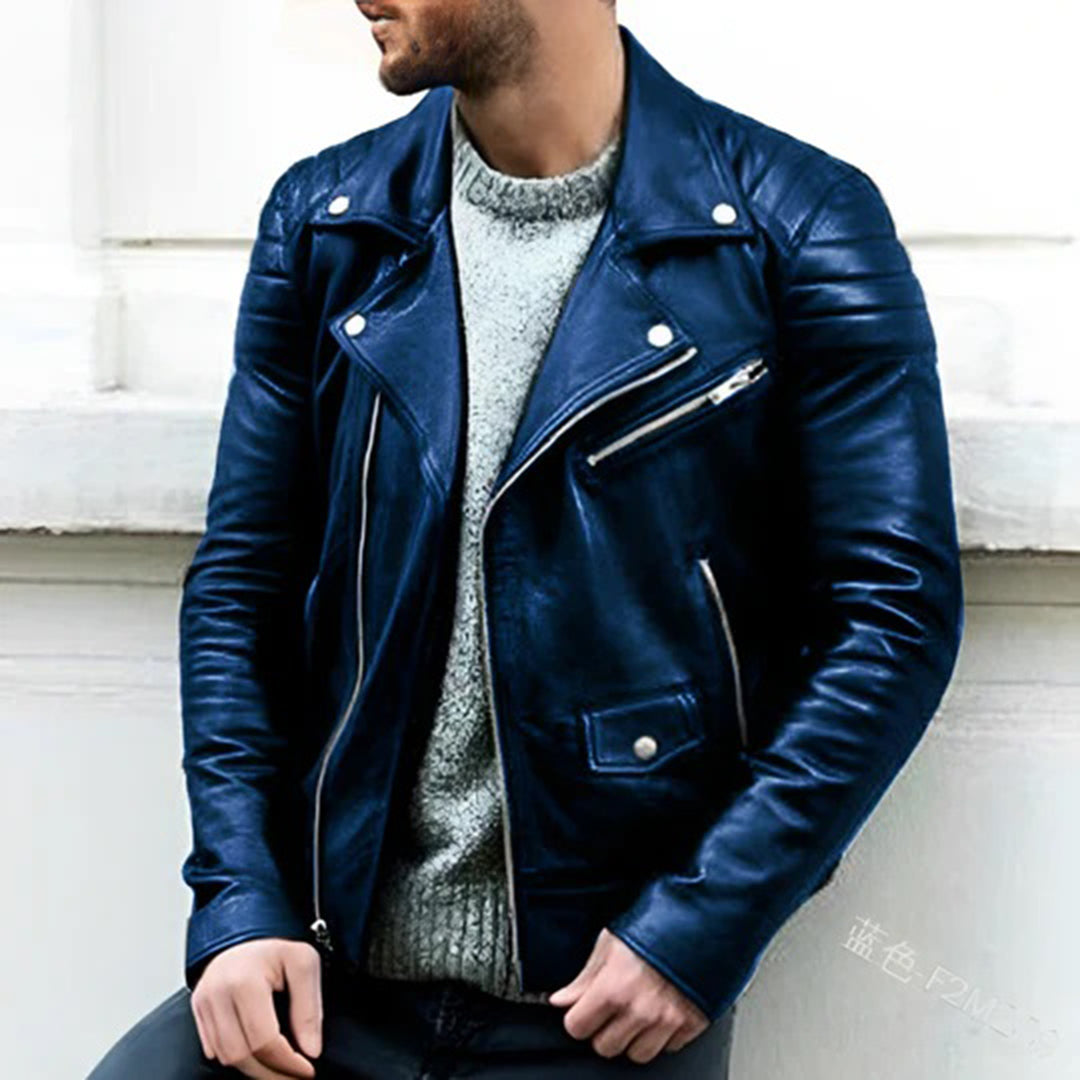 Rider Asymmetrical Zip Biker Jacket