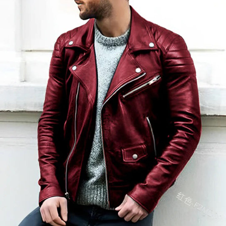 Rider Asymmetrical Zip Biker Jacket
