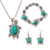 Turquoise Turtle Jewellery Set