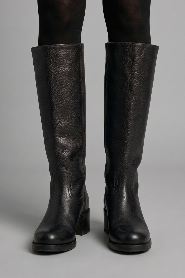 Women's Orthopaedic High Boots with Block Heel