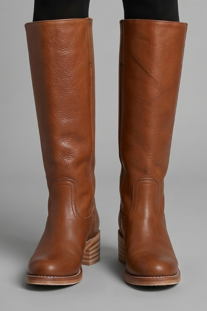 Women's Orthopaedic High Boots with Block Heel