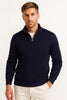 Men's Cable-Knit Jumper with Quarter Zip - Edmond