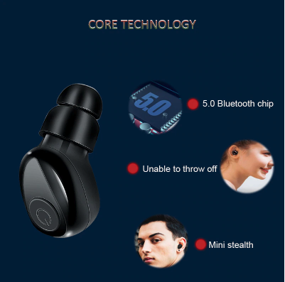 Compact Wireless Sport Headphones with Waterproof Design