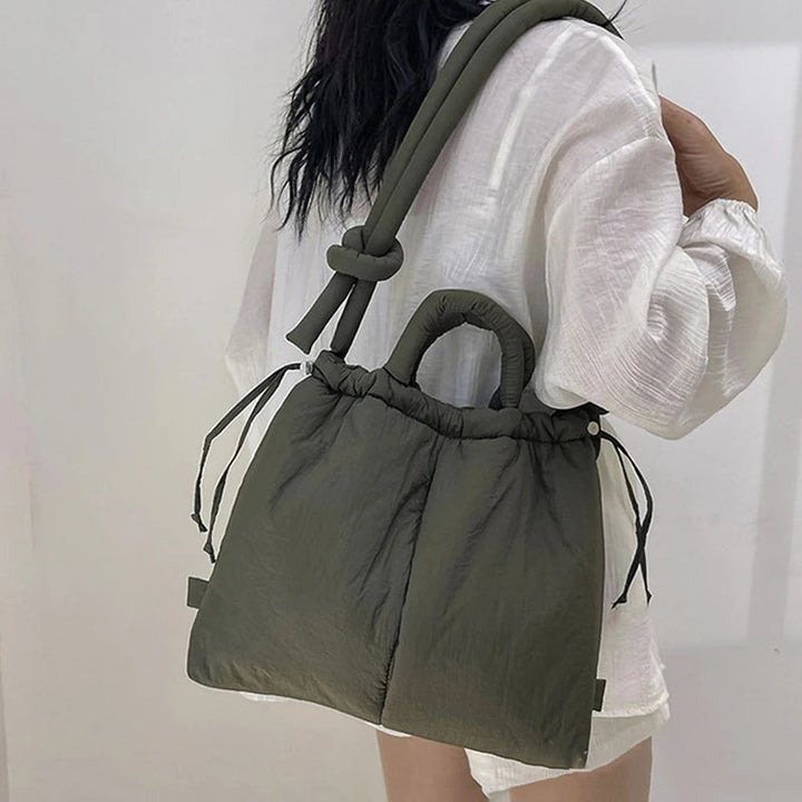 Unique Puffer Shoulder Bag with Fashionable Volume - Riva