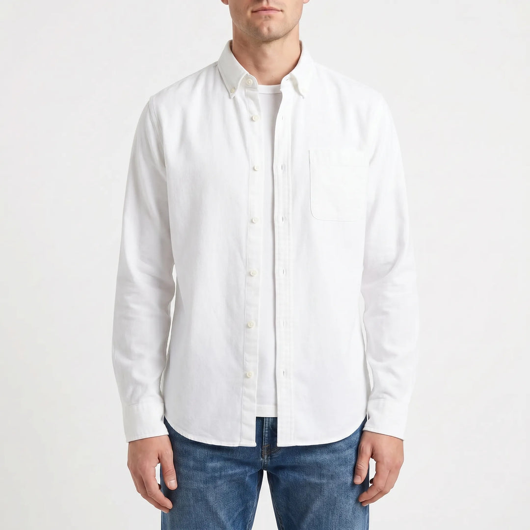 Casuwent - Long Sleeve Button-Down Shirt