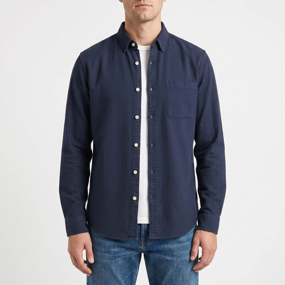 Casuwent - Long Sleeve Button-Down Shirt