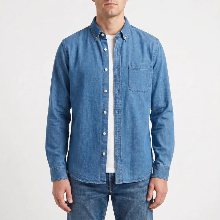 Casuwent - Long Sleeve Button-Down Shirt