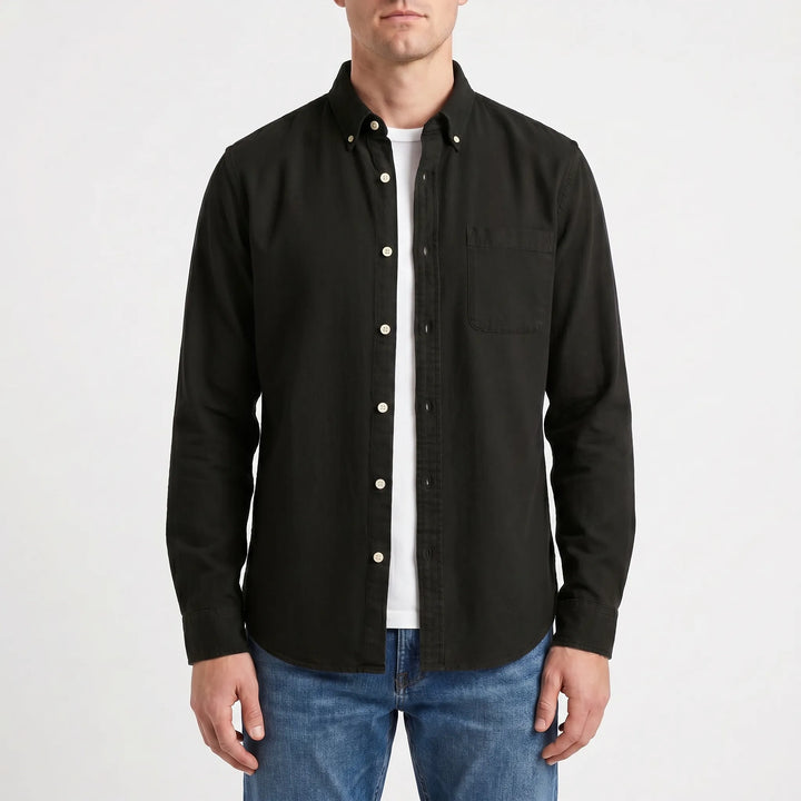 Casuwent - Long Sleeve Button-Down Shirt