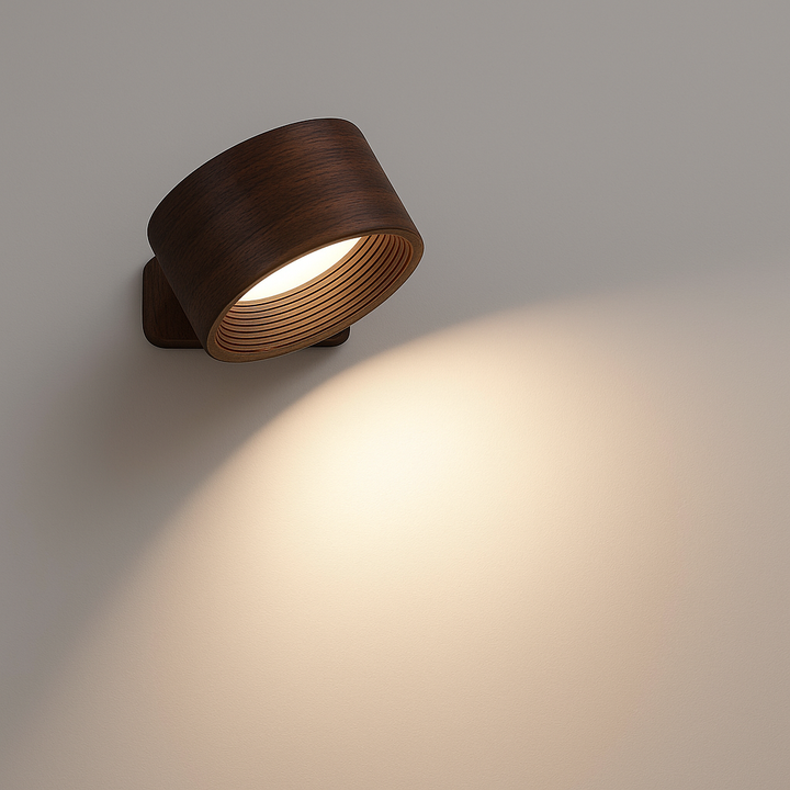 Cordless LED Wall Light with 360° Rotation, Touch Dimming, 3 Light Colours and USB-C Battery