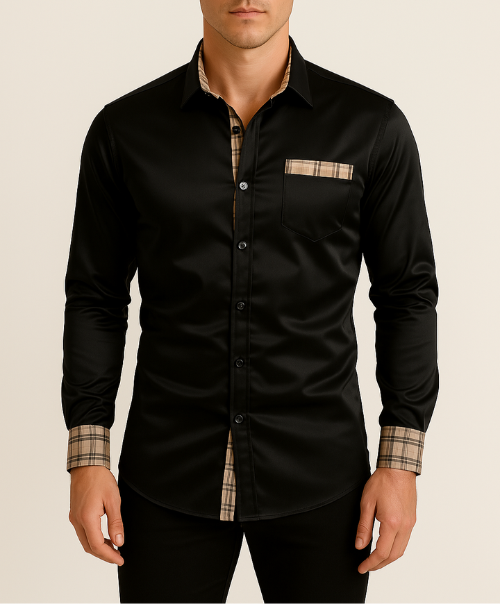 Modern Fit Contrast Shirt