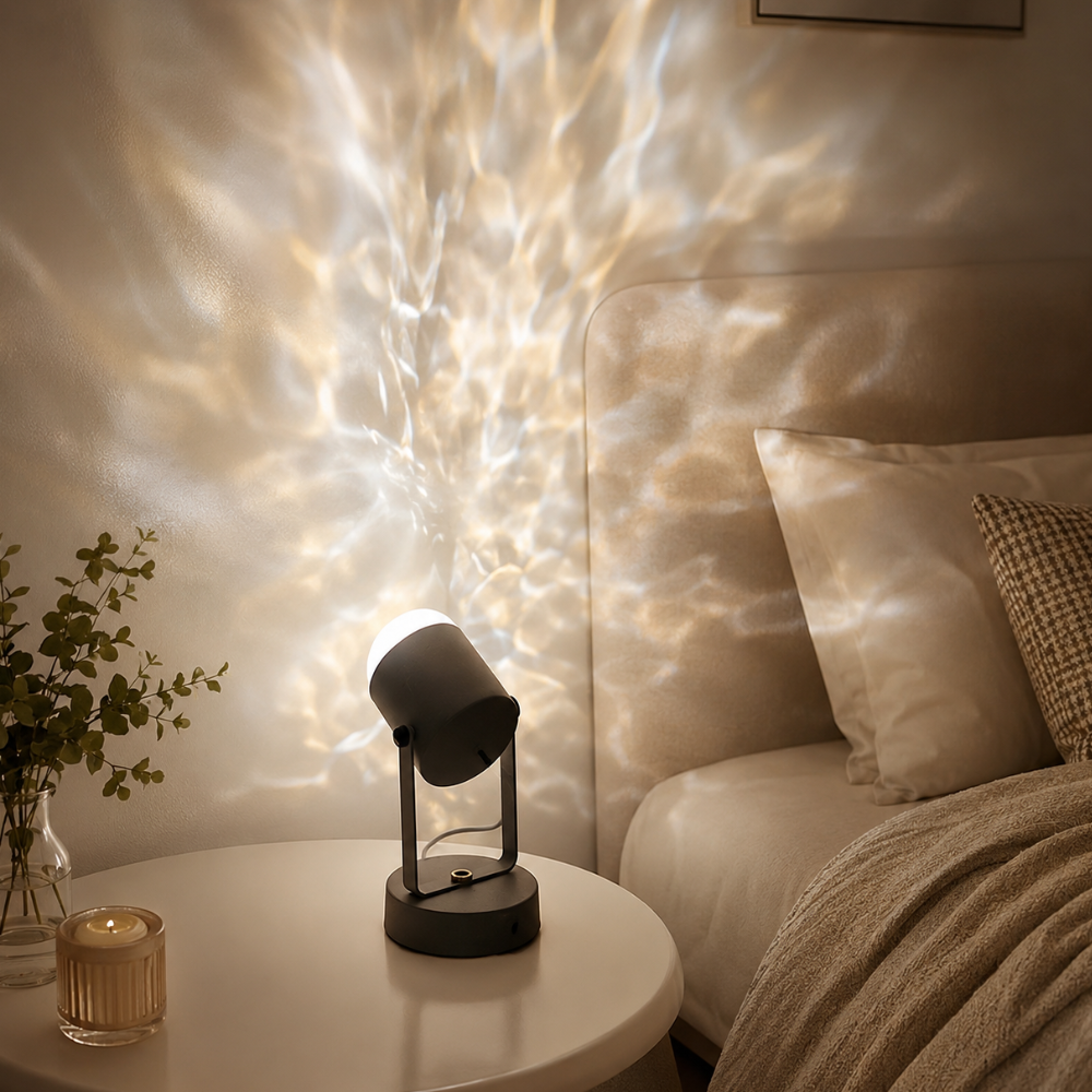 LED RGB Colour-Changing Table Lamp, Dimmable and 360° Rotatable