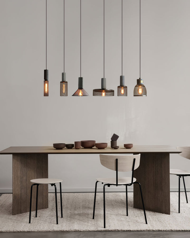 Minimalist Industrial Cylindrical Design Pendant Light